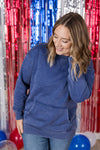 IN STOCK Vintage Wash Pocket Pullover - Nautical Navy