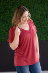 IN STOCK Sierra Pocket Tops - Terra Cotta
