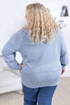 IN STOCK Scuba FullZip Hoodie - Dusty Blue