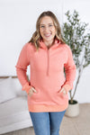 IN STOCK Scuba HalfZip Hoodie - Coral