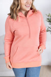 IN STOCK Scuba HalfZip Hoodie - Coral