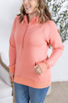 IN STOCK Scuba HalfZip Hoodie - Coral