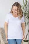 IN STOCK Sophie Pocket Tee - White