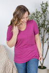 IN STOCK Sophie Pocket Tee - Magenta
