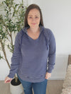 IN STOCK Vintage Wash Beach Hoodie - Nautical Navy