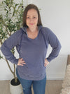 IN STOCK Vintage Wash Beach Hoodie - Nautical Navy