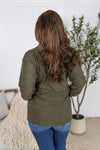 IN STOCK Lightweight Corduroy Button Down - Olive