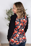 IN STOCK Zoey ZipCowl Sweatshirt - Sunset Floral