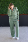 IN STOCK Jesse Vintage Wash Snap Pullover - Olive