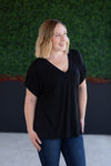 IN STOCK Sierra Pocket Top - Black