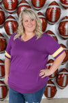 IN STOCK GameDay Tessa Short Sleeve Top - Minnesota