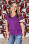 IN STOCK GameDay Tessa Short Sleeve Top - Minnesota