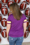 IN STOCK GameDay Tessa Short Sleeve Top - Minnesota