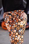IN STOCK Lounge Pants - Trick-Or-Treat Checkered