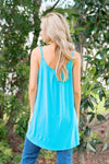 Neon Chill Pleated Tank