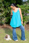 Neon Chill Pleated Tank