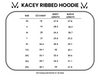 IN STOCK Kacey Ribbed Hoodie - Black