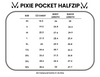 IN STOCK Pixie Pocket Halfzip Hoodie - Burgundy