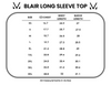IN STOCK Blair Long Sleeve Top - Autumn Blossom
