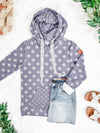 IN STOCK Hailey Pullover Hoodie - Slate Purple Floral