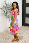 Pineapple Express Yourself Flutter Sleeve Dress