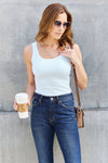 Basic Bae Full Size Square Neck Wide Strap Tank