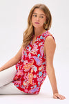 Dear Scarlett Lizzy Tank Top in Red