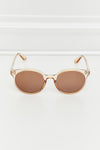 Round Full Rim Polycarbonate Frame Sunglasses