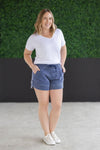 IN STOCK French Terry Stevie Shorts - Nautical Navy