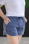 IN STOCK French Terry Stevie Shorts - Nautical Navy
