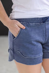 IN STOCK French Terry Stevie Shorts - Nautical Navy
