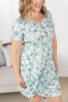  IN STOCK Knot Dress - Green Floral