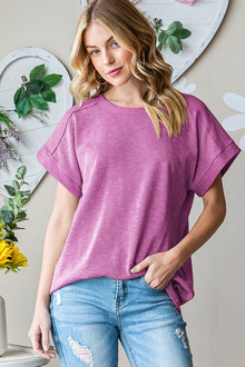  Heimish Full Size Short Sleeve Round Neck T-Shirt