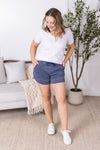 IN STOCK French Terry Stevie Shorts - Nautical Navy
