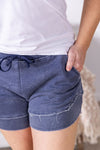 IN STOCK French Terry Stevie Shorts - Nautical Navy