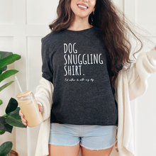  Dog snuggling shirt