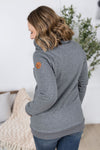 IN STOCK Quinn ZipUp Cowl - Charcoal