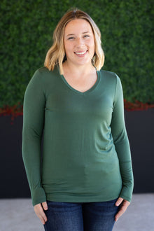  IN STOCK Larissa Long Sleeve - Forest Green