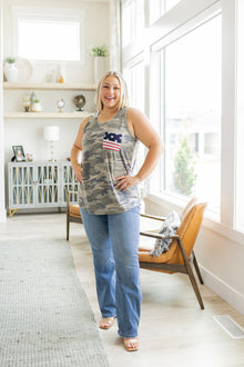  Camouflage Flag Pocket Tank