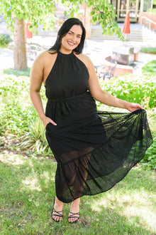  Check Mate Maxi Dress