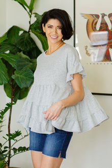  Endless Memories Tiered Babydoll Top