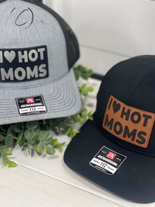  Adult I Love Hot Moms Patch Snapback Hat