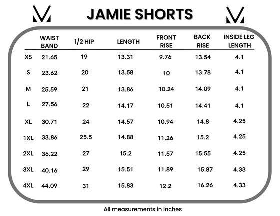 IN STOCK Jamie Shorts - Black