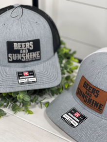  Only BS I Need, Beer & Sunshine Patch Snapback Hat