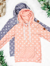 IN STOCK Hailey Pullover Hoodie - Slate Purple Floral
