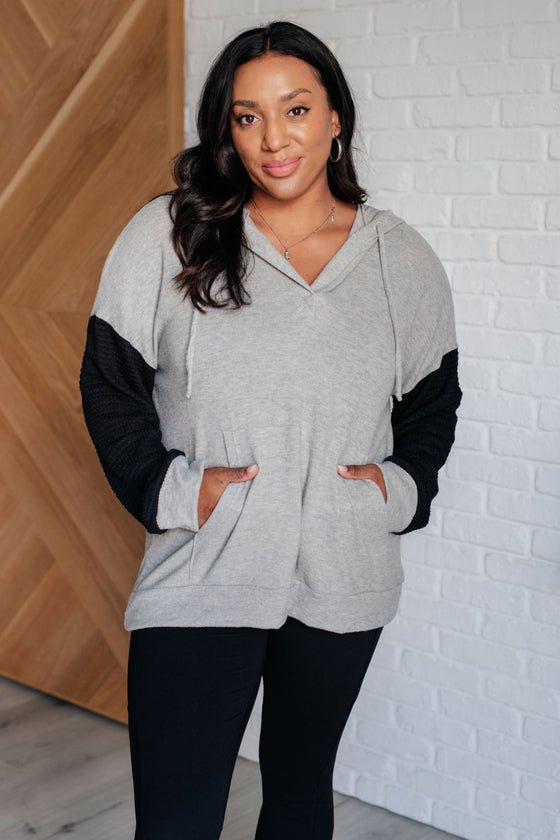 Pull Up Your Sleeves Color Block Hoodie -9/30/2025 NEW