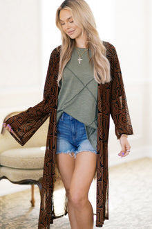  Mystic Paths Kimono