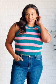  Scholarly Pursuits Knit Striped Tank