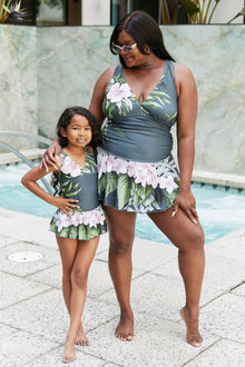  Marina West Swim Full Size Clear Waters Swim Dress in Aloha Forest