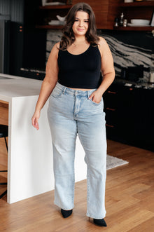  Brooke High Rise Control Top Vintage Wash Straight Jeans